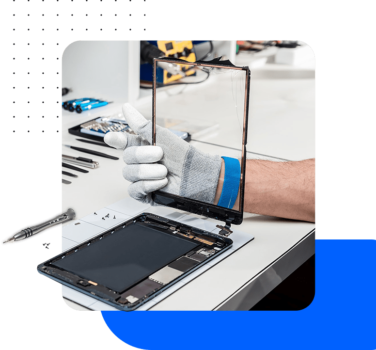 Tablet screen repair services